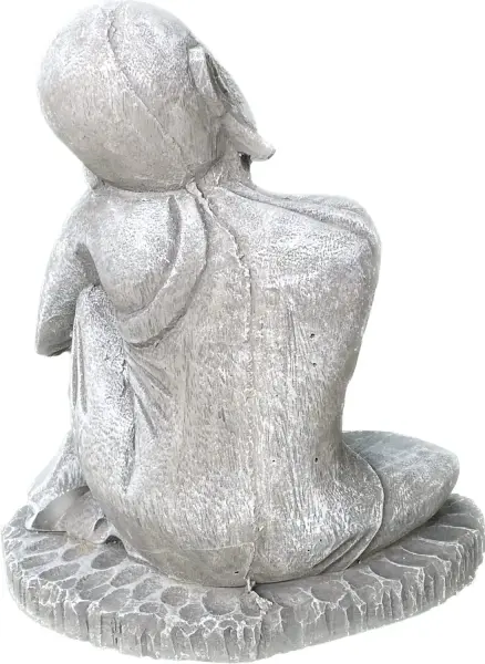 Product image 5 of the product “Amal - Buddha relax - left knee up. 25cm H | cast stone ”